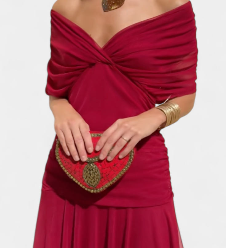 Luana - Elegáns V-nyakú ruha