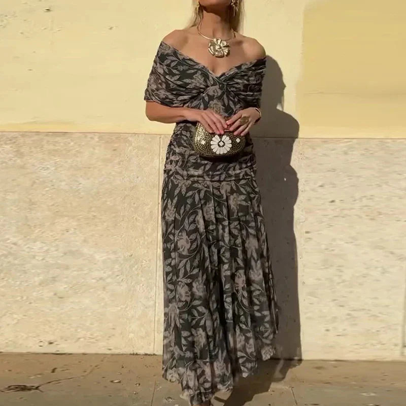 Luana - Elegáns V-nyakú ruha