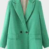Oversized Kabát Modern Vonallal