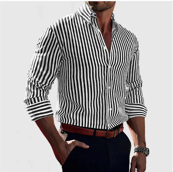 Overshirt Póló - Csíkos