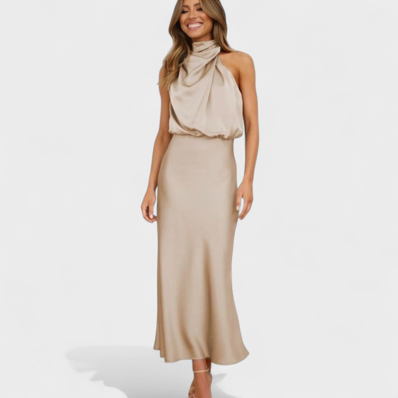 Alba - Szatén Elegancia Ruha