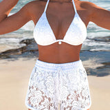 Adelaide - Elegáns csipkés bikini szett