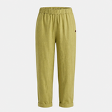Laza nyári nadrág rugalmas derékkal és könnyű megjelenéssel
