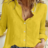 Egyszerű elegáns ing hosszú ujjal