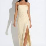 Monika | Fényes maxi ruha