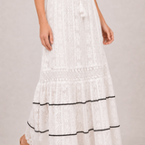 Milica | Boho maxi ruha V kivágással