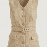 Perla | Elegáns ujjatlan top