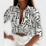 Romina - Klasszikus galléros blúz